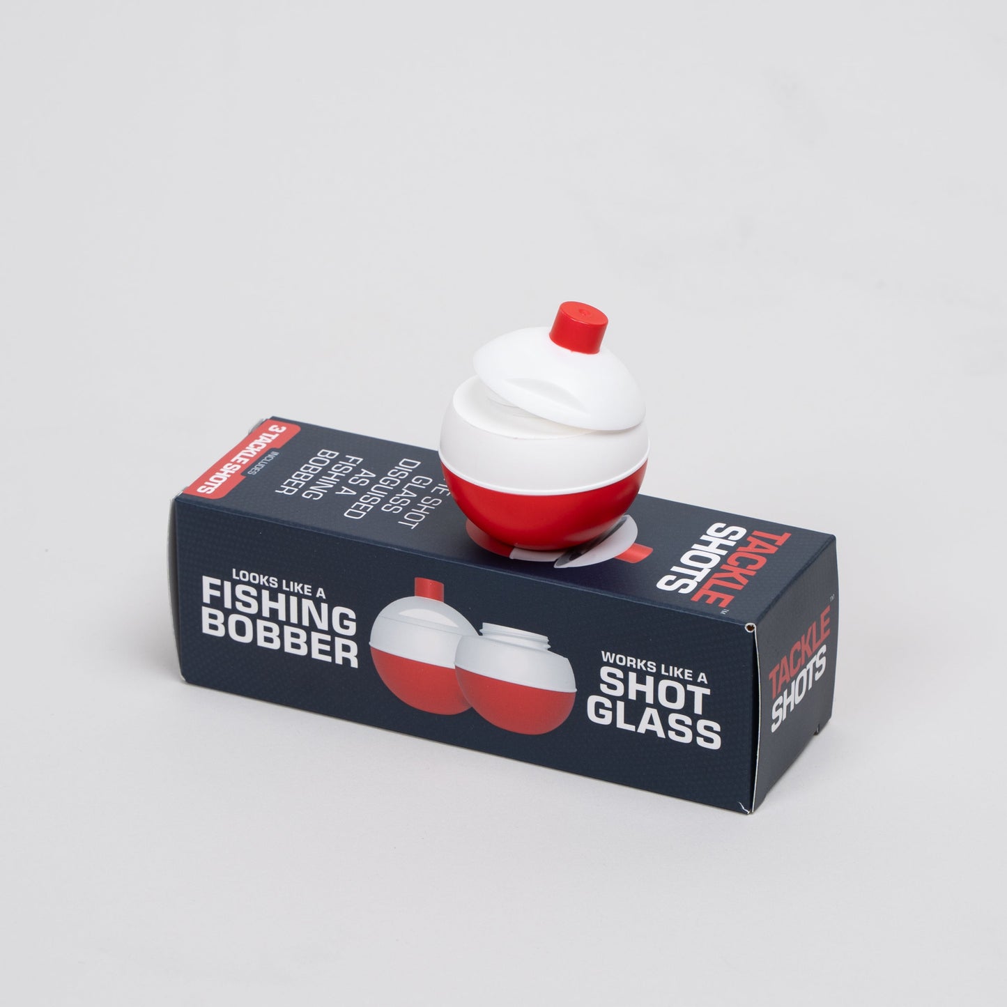 Tackle Shots™ - The Original Fishing Bobber Shaped Shot Glass