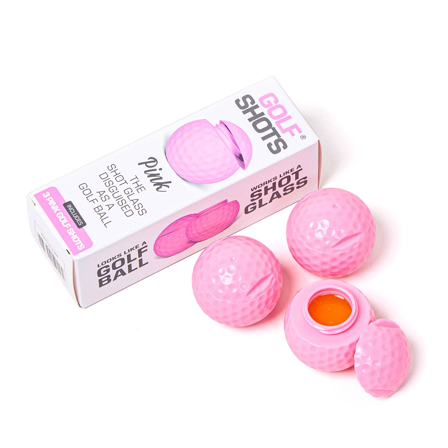 Pink Golf Shots® - The Original Golf Ball Shaped Shot Glass