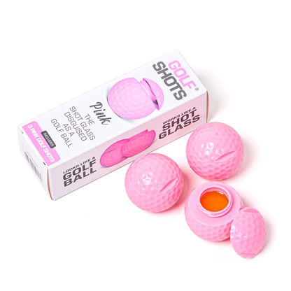 Pink Golf Shots® - The Original Golf Ball Shaped Shot Glass