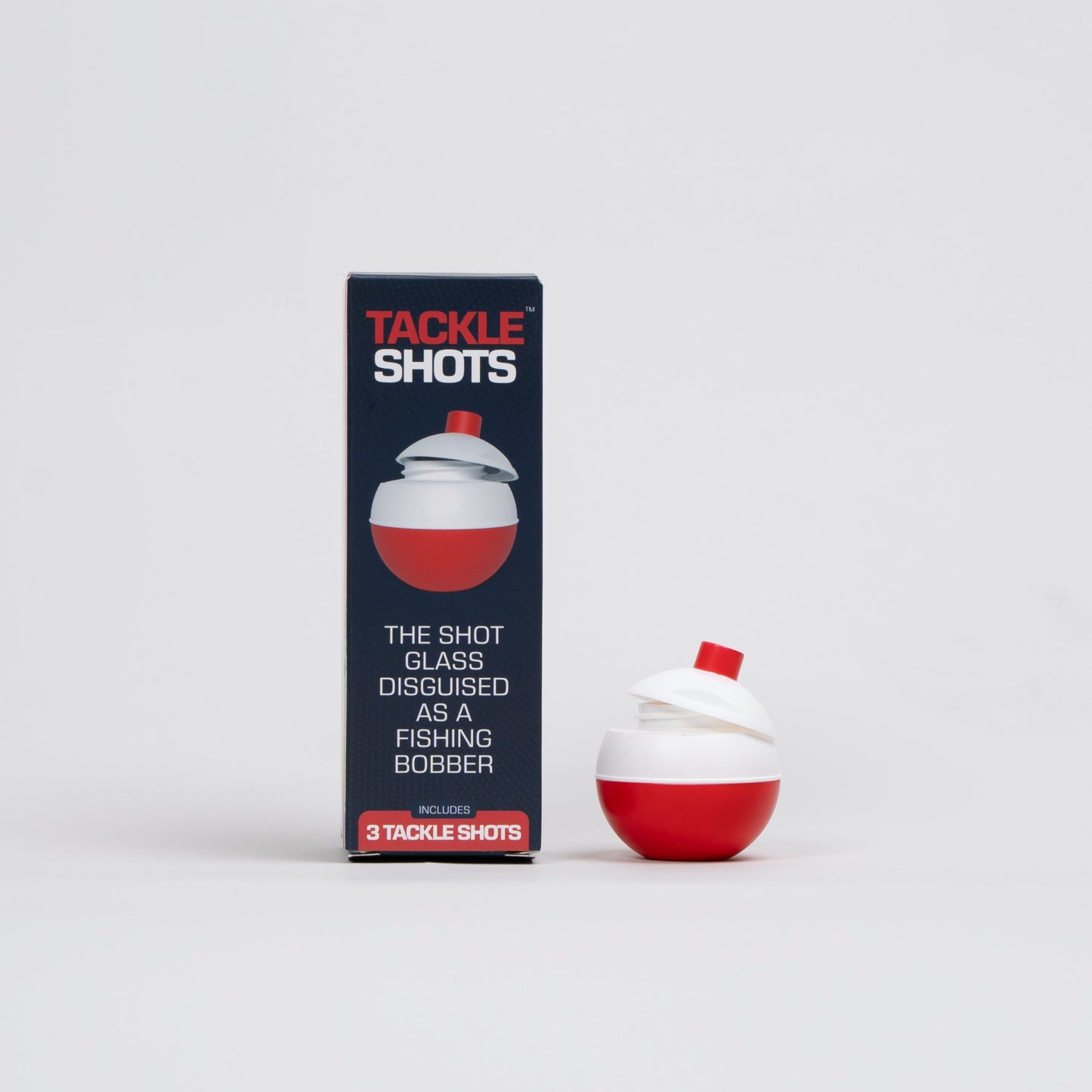 Tackle Shots™ - The Original Fishing Bobber Shaped Shot Glass